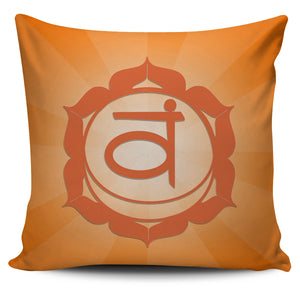 Sacral Chakra Pillow Cover