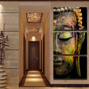 Canvas - 3 Pcs Buddha Canvas