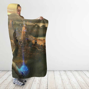 Ganesh City Hooded Blanket