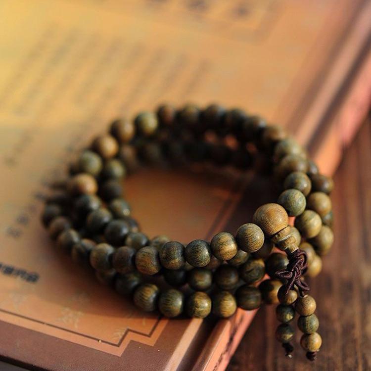 Sandalwood Mala Bracelet/Necklace. – Insta Buddha