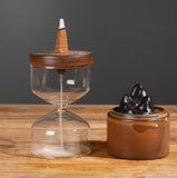 Sandalwood Mountain Hourglass Incense Burner