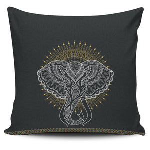 Elephant Abstract Pillow Cover