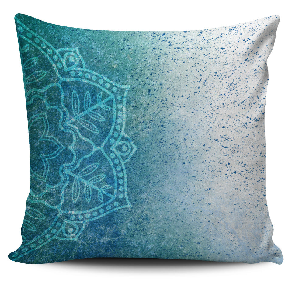 Pillow Cover Mandala Blue