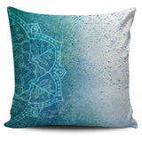 Pillow Cover Mandala Blue
