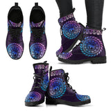 Colorful Elephant Women's Leather Boots