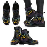 Ohm Mandala Fractal Women's Leather Boots