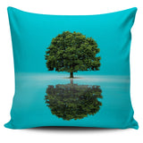 Reflection Tree Pillow Cover