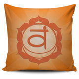 Sacral Chakra Pillow Cover
