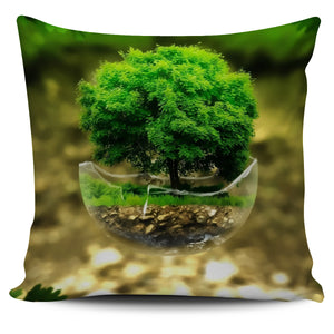 3D Tree Render Pillow Cover