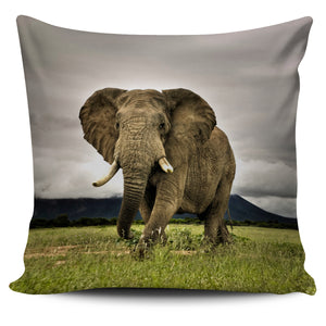 Majestic Elephant Pillow Cover