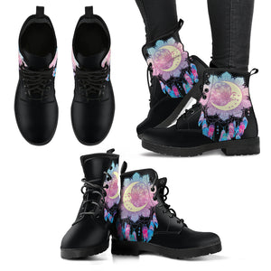 Moon Dream Catcher Women's Leather Boots