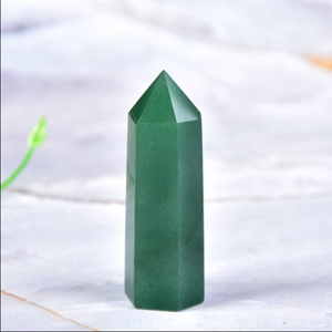 Aventurine Crystal Point Wand