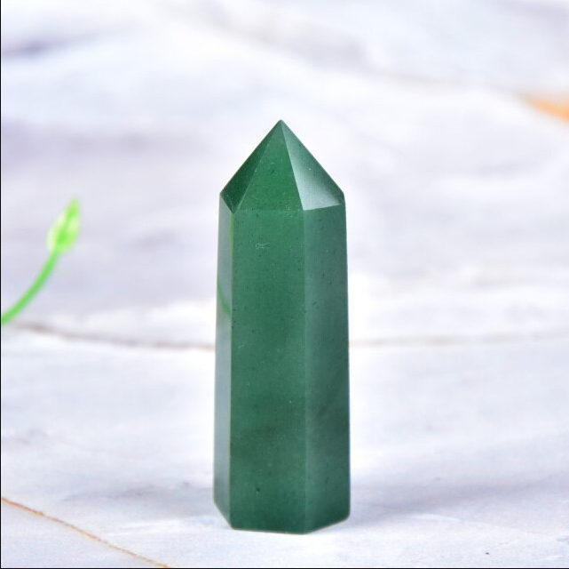 Aventurine Crystal Point Wand