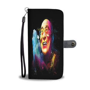 Abstract Dalai Lama Wallet Phone Case