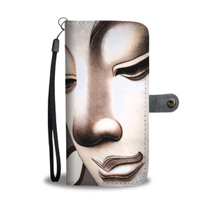 Thoughtful Buddha Wallet Phone Case