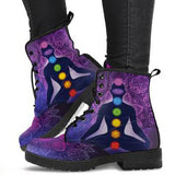 Mandala Chakra Women's Leather Boots