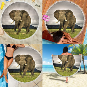 Majestic Elephant Beach Blanket