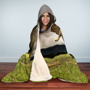 Majestic Elephant Hooded Blanket