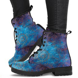 Bohemian Mandala Women's Leather Boots