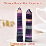 Fluorite Variants Crystals Point Wand