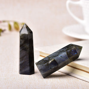 Labradorite Crystal Point Wand