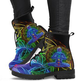 Chakra Balancing Women's Leather Boots