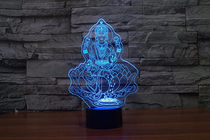 3D Buddhist LED Lamp - Hilltop Apparel - 4