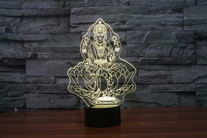 3D Buddhist LED Lamp - Hilltop Apparel - 7