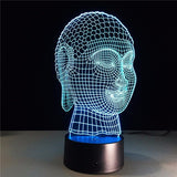 3D LED Buddha Lamp - Hilltop Apparel - 12