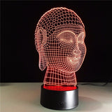 3D LED Buddha Lamp - Hilltop Apparel - 4