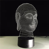 3D LED Buddha Lamp - Hilltop Apparel - 6