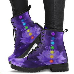 Chakra Lotus Women's Leather Boots