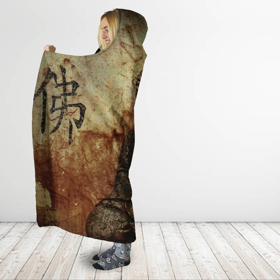 Zen Buddha Hooded Blanket