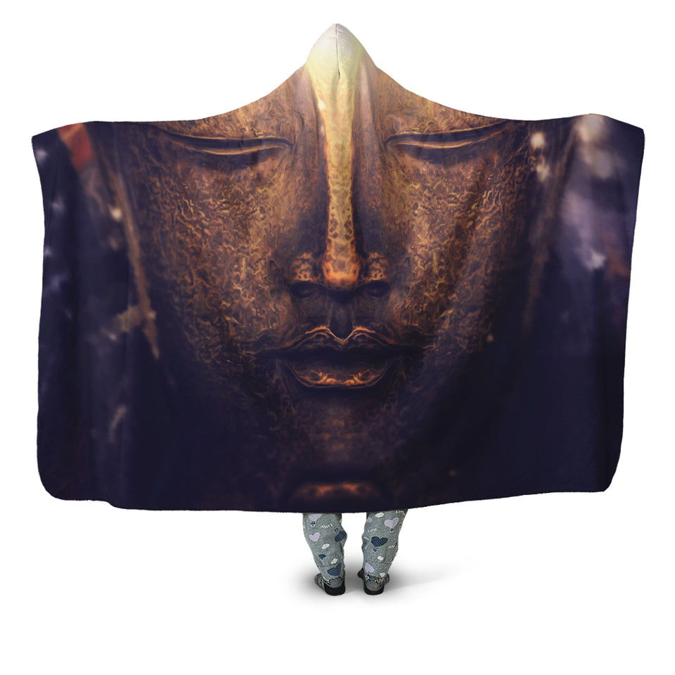 Universal Buddha Hooded Blanket