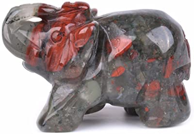 African Bloodstone Elephant Crystal