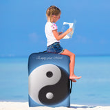 Yin Yang Luggage Cover