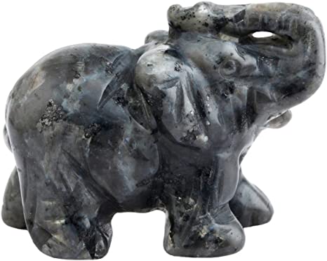 Grey Labradorite Elephant Crystal