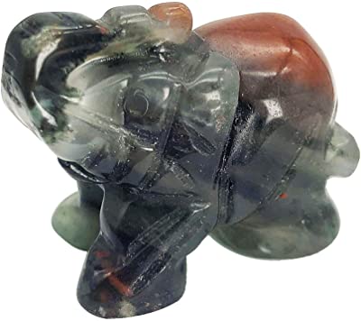 African Bloodstone Elephant Crystal