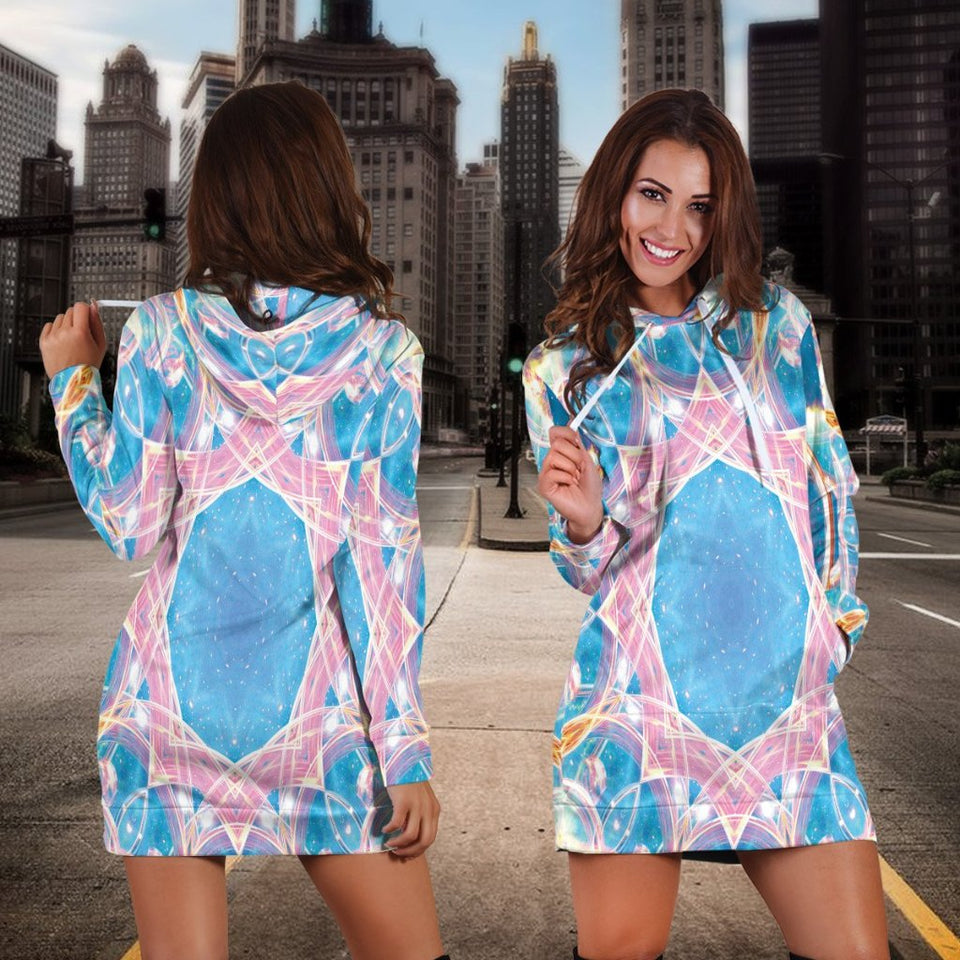 Mandala Hoodie Dress