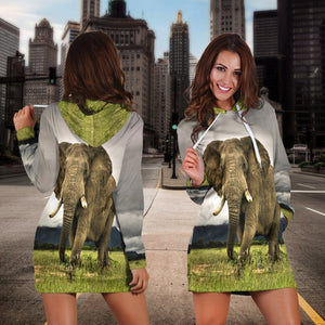 Elephant Hoodie Dress