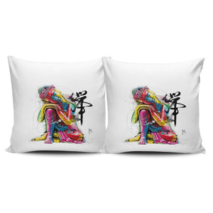 Abstract Buddha Pillow Cover