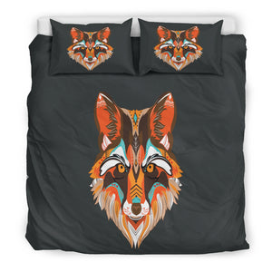 Abstract Wolf Bedding Set