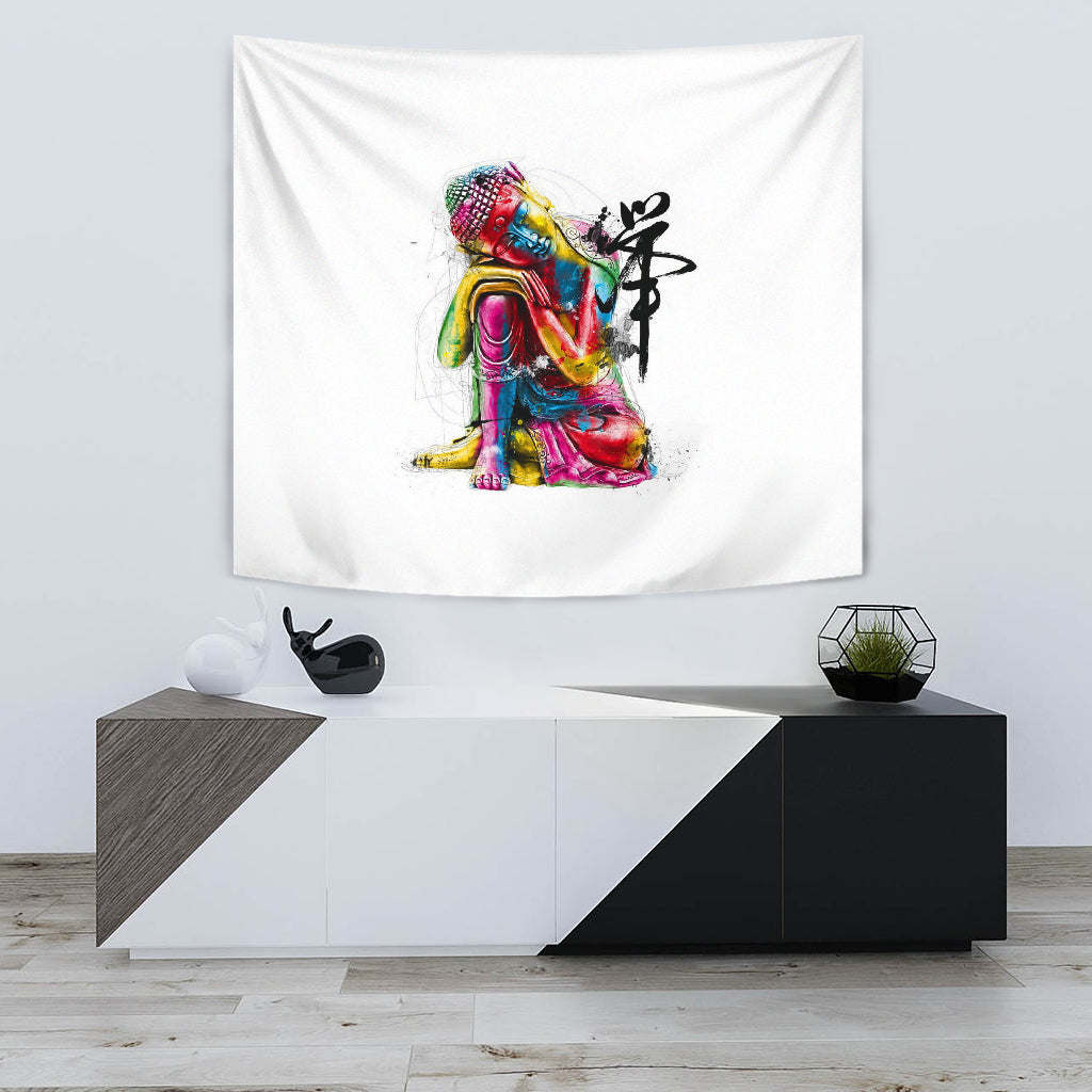 Abstract Buddha Tapestry