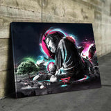 Buddha Pop Art Canvas Wall Art