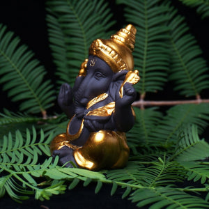 Ganesha Gold Plated Figurine