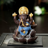 Golden Elephant Incense Burner