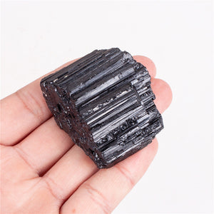 1 Box Black Tourmaline Raw Crystals