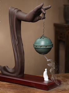 Hanging Bell Buddha Incense Burner