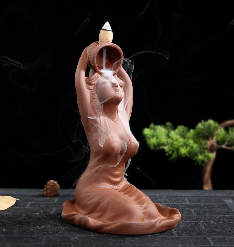 Lady in a Bath Incense Burner