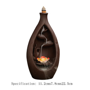 Flowing Mountain Incense Burner